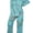 12Blue Peony, variant on Cueply Women's Plus Size Pajama Set Long Sleeve Pjs Long Pants Sleepwear Two Piece Loungewear with Pockets