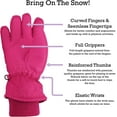 thumbnail image 4 of Gant de Ski d'Hiver Imperméable pour Enfants avec Crêtes (Fuchsia 1, 3-4 Ans), 4 of 5