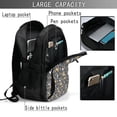thumbnail image 4 of Balery Bulldog Print Mochila con carga USB para hombre y mujer - Mochila impermeable y antirrobo para laptop con puerto USB para viajes, trabajo, 4 of 7