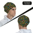 thumbnail image 6 of Gaeub Cartoon Dino Knit Cuffed Beanie Top Level Beanie Men Women Winter Knit Caps Soft Ski Hat, 6 of 7