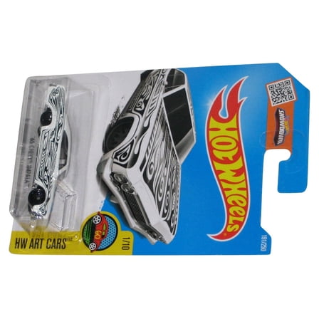 Hot Wheels HW Art Cars 1/10 '65 Chevy Impala (2015) White Toy Car 191/250