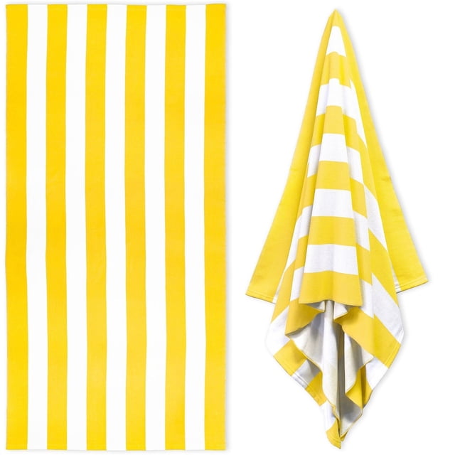 Home Essentials, Cotton Oversized Beach Towel Extra Large 40Plush Thick Mens Beach Towels XL Stripe Pool Towels Swimming Towel for Adults Mens Women Quick Drying Towel Swimming Towel