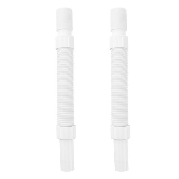 2pcs Universal Drain Pipe Washing Machine Hose PVC Drain Pipe Flexible Extension Tube 80cm