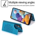 thumbnail image 3 of Design for Samsung Galaxy Note 10 Plus/10+ Wallet Case,PU Leather Phone Cases with Screen Protector Card Holder,Stand Shockproof Flip Protective Cover for Women Men Girls 6.8 inch Blue, 3 of 11