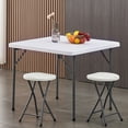 thumbnail image 3 of ZenCart Square Fitted Table Cover 33.8 x 33.8 Inch Stretchable Tablecloth Elastic Cocktail Topper Tablecloth, 3 of 8