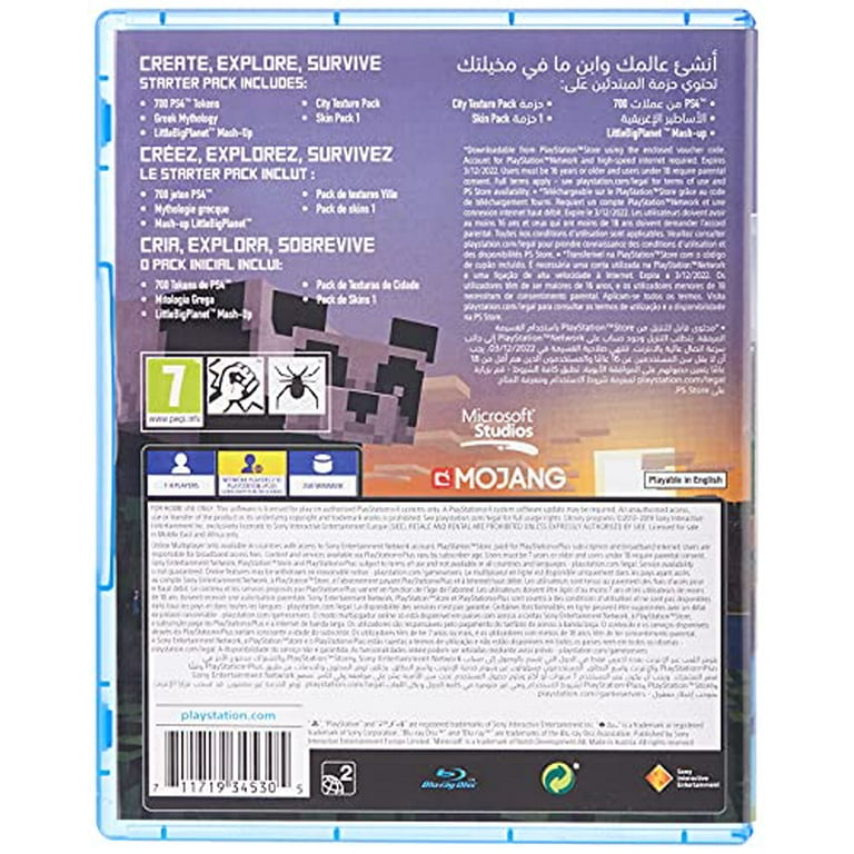Det er billigt egyptisk at føre Minecraft - Bedrock Edition PS4 [video game] - Walmart.com