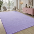 thumbnail image 4 of Arogan Soft Low Pile Rug Modern Area Rugs for Bedroom Living Room,Suitable for Boys Girls Teenagers and Adults with Super Soft Touch , Purple ,5'x 7', 4 of 7