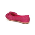thumbnail image 2 of Little Angel Teshi-400E New Glitter Bow Decor Ballet Loafer Flat(Toddler/Little Girl/Big Girl), 2 of 2