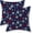 Blue Red White Stars, variant on 4th of July Pillow Covers 16x16 Set of 2 Blue Red Flower Throw Pillows Patriotic Independence Memorial Day Decorative Pillowcase Linen Outdoor Farmhouse Floral Cushion Case for Couch Decor