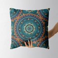 thumbnail image 4 of Set of 4 Decorative Pillowcases, Cushion Cover, Double-sided Printing, Datura Flowers, Short Plush, for Sofa, Patio Chair, Home, Car 18x18/45x45cm (Random Color), 4 of 5