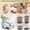 5.5cm, variant on Airtight Food Storage Container With Spoon Transparent Milk Powder Sugar Flour Canister Durable Kitchen Storage