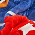 thumbnail image 6 of NC Sherpa Blanket Multi-color Football Polyester Reversible Bed Blankets Twin (Count 2), 6 of 6
