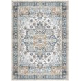 thumbnail image 2 of 5x7 Area Rug for Living Room, 5x7 Machine Washable Vintage Rug Carpet for Bedroom Dinning Room, Distressed Area Rug Indoor Non Slip, Brown Blue 9' x 12' (Rectangular), 2 of 5