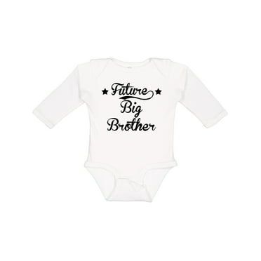 Inktastic Future Big Brother Boys Long Sleeve Baby Bodysuit