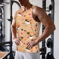 thumbnail image 5 of KLL Funny Sushi Print Men's Muscle Gym Workout Stringer Tank Tops Bodybuilding Fitness T-Shirts Tank Tops Men-XX-Large, 5 of 7