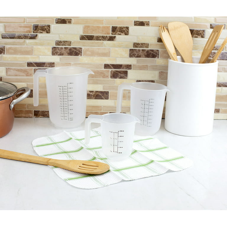 150ml plastic clear measuring cup handle liquid pour spout home kitchen  tools_ro