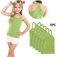 thumbnail image 2 of zbxnLI 5 Pack Toddler Girls Tank Tops Dance Racerback Camisole Undershirts Spaghetti Strap Sleeveless Tops, 2 of 9