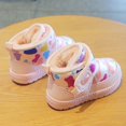 thumbnail image 5 of FUZHIQ Winter Snow Boots Kids Size 3,Winter Warm Lined Boots for Girls Kids Non Outdoor Cold Weather Footwear With Thick Insulated Sole,12-18 Months, 5 of 6
