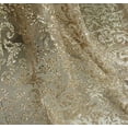 thumbnail image 1 of Paillettes Poudre Sequins Floral Transparent Dentelle Tulle Tissu Robe de Soirée Robe de Performance Tissu de Couture 0.5yard, 1 of 7