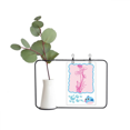 thumbnail image 1 of Lotus Lotus Flower Reed Flower Transparent Glass Hanging Vases Decoration Bottle, 1 of 2