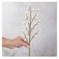thumbnail image 4 of Pack of 12 Artificial Cream Winter White Weatherproof Berry Stem Branches - Waterproof Berries for Indoor and Outdoor Wreaths, Flower Arrangements, Porch Pots, and Christmas Decorations, 4 of 5