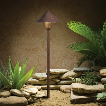 - Kichler Woods 15439TZT Landscape 12V Path and Spread - 6 in. - Textured Tannery Bronze