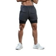 thumbnail image 5 of Liacowi Men Athletic Shorts, Elastic Waistband Pants with Pocket, 5 of 6