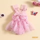 thumbnail image 3 of Mameluco KIDSUP-Baby Girls , Bordado Sin Mangas Mariposa Tul Patchwork Body Ropa De Verano, 3 of 4