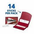 thumbnail image 3 of Trident Cinnamon Sugar-Free Chewing Gum, 12 Packs, 14 Sticks Each (168 Total), 3 of 5