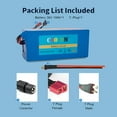 thumbnail image 6 of 36V 10Ah Ebike Battery Pack Electric Scooter Bike Lithium Battery 750W for Adult Electric Bicycle Motor with 2a Charger, 6 of 7