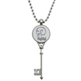 thumbnail image 1 of extraña sonrisa negro lindo chat colgante collar vintage llavero plata joyas Unbranded M, 1 of 3
