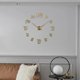 thumbnail image 3 of Reloj de pared sin marco, reloj de pared 3D DIY, reloj adhesivo de pared grande decorativo para , dormitorio, oficina, decoración Baoblaze Reloj de pared de bricolaje, 3 of 8