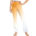 thumbnail image 1 of Odeerbi 2-13 Años Niñas Pierna Ancha Pantalones Yoga Gradiente Workout Danza Deportes Atlético Pantalones Elasticidad Lindo Alta Cintura Pantalones Pierna Recta, 1 of 9