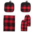 thumbnail image 2 of 1 Set Kitchen Oven Heat Resistant Gloves Creative Insulation Pads Dishcloths, 2 of 9