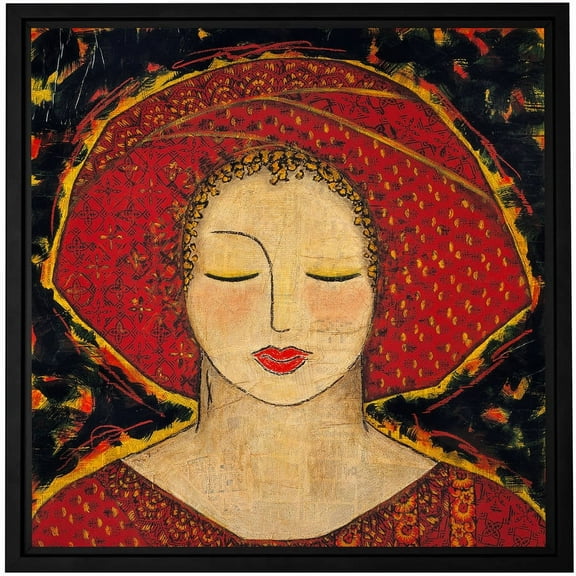 ArtWall Gloria Rothrock "Morning Meditation" Floater Framed Gallery-Wrapped Canvas