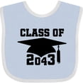 thumbnail image 3 of Inktastic Class of 2043 Graduation Boys or Girls Baby Bib, 3 of 4