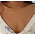thumbnail image 3 of Tewiky 2Pcs Gold Necklace for Women,Dainty Layered Stacked Chain Choker Necklace - Trendy Gold Plated Layering Necklaces Cross Long Necklace for Women Jewelry, 3 of 3
