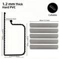 thumbnail image 7 of LeeQinersw 5Pcs Under Desk Cable Management Shelf Computer Desk Cord Holder for Bedroom Grey, 7 of 7