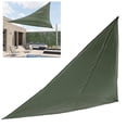 thumbnail image 3 of Garden Shade Cloth, Breathable  Proof Triangle Sun Shade Tear-Resistant High Tension  for Courtyards for Pools for Terraces Military Green,Khaki,Purple, 3 of 7