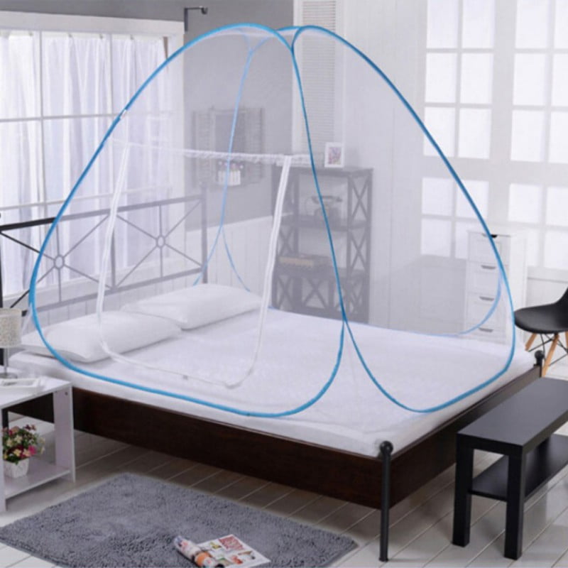 Standing Tent Single Door Netting, Pop Up Mosquito Net For Single Bed