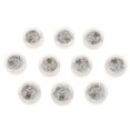 thumbnail image 3 of Paquete de 10 luces LED sumergibles a prueba de agua para decoración floral de estanque de bodas Blanco cálido Colcomx Luz LED sumergible, 3 of 5