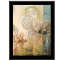 Meandering Flowers II by Dee Dee Printed Wall Art Wood Multi-Color
