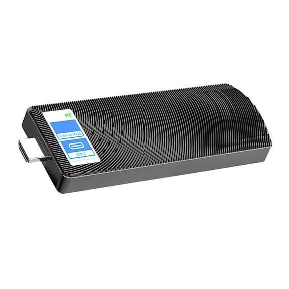 Fanless Mini PC Stick J4125 Mini PC Win 11 Pro WiFi5 8GB 128GB Laptop -Compatible 2.0 4K Desktops Computer PC Stick