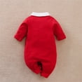 thumbnail image 5 of Vedolay Little Baby Girl Clothes Baby Girls Long Sleeve Bodysuit Cartoon Boys Jumpsuits Red,66, 5 of 5