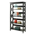 thumbnail image 5 of Convenience Concepts Omega Four-Shelf Bookcase in Black Wood Finish, 5 of 5