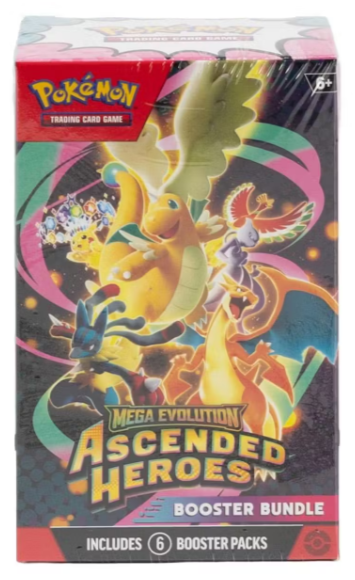 Pokemon TCG: Mega Evolution - Ascended Heroes Booster Bundle! (QTY 2)