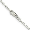 thumbnail image 3 of 925 Sterling Silver Box Chain Styles Necklace 1.65 mm Elongated 20 inch, 3 of 4