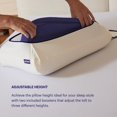 thumbnail image 4 of Almohada morada de tamaño estándar con altura ajustable, 4 of 7