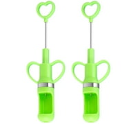 Jujube Pitter 4 Pcs Household Fruit Remover Green Strawberry Corer Kitchen Cherry Pp Stainless Steel