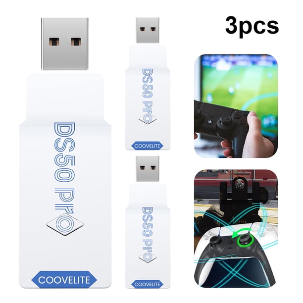 DQrwqpou Convertidor Adaptador Controlador Juego DS50 Pro para PS5/PS4/Xbox Elite Pro